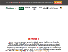Tablet Screenshot of goblenset.ro